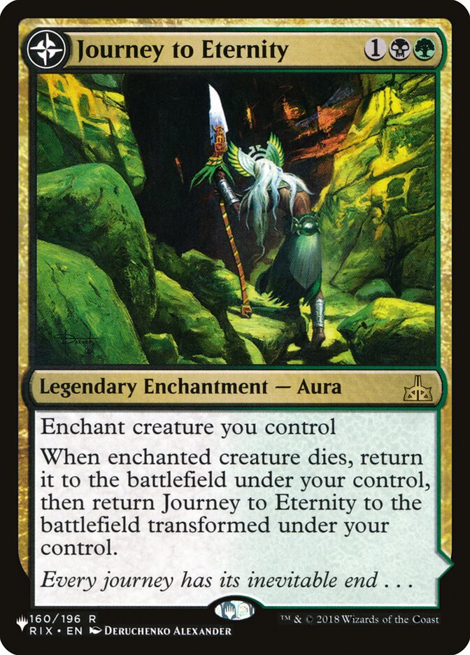 Journey to Eternity // Atzal, Cave of Eternity, The List · rix-160