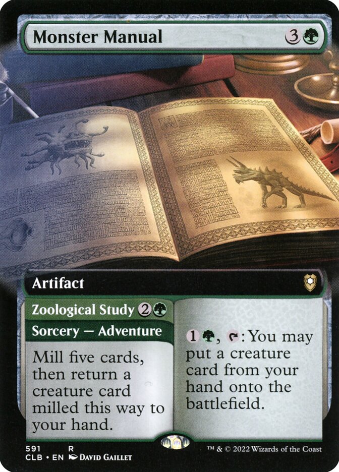 Monster Manual // Zoological Study, Commander Legends: Battle for Baldur's Gate · 591