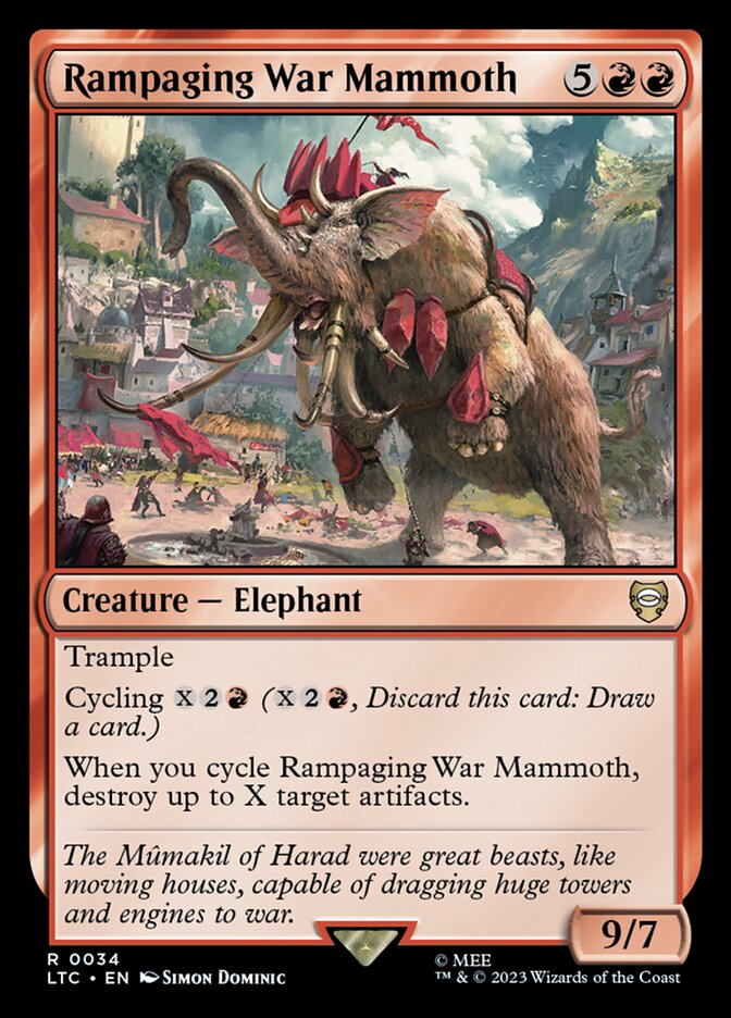 Rampaging War Mammoth, Tales of Middle-earth Commander · 0034