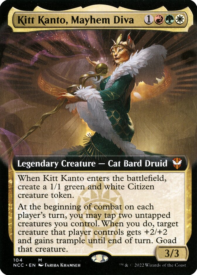 Kitt Kanto, Mayhem Diva, New Capenna Commander · 104