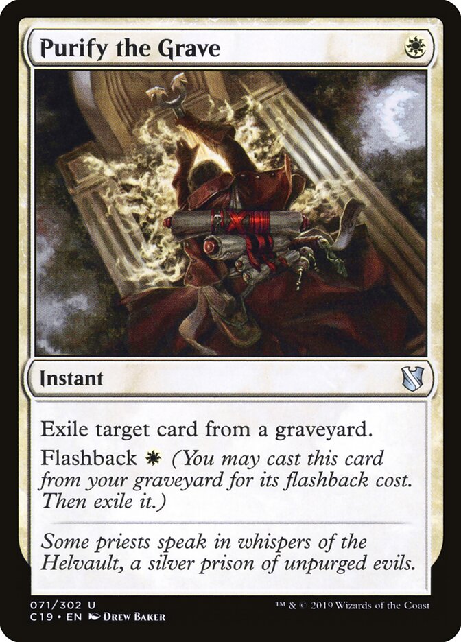 Purify the Grave, Commander 2019 · 071/302