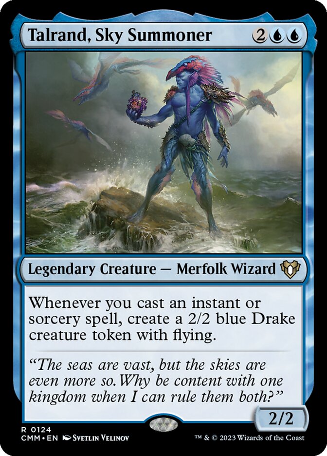Talrand, Sky Summoner, Commander Masters · 0124