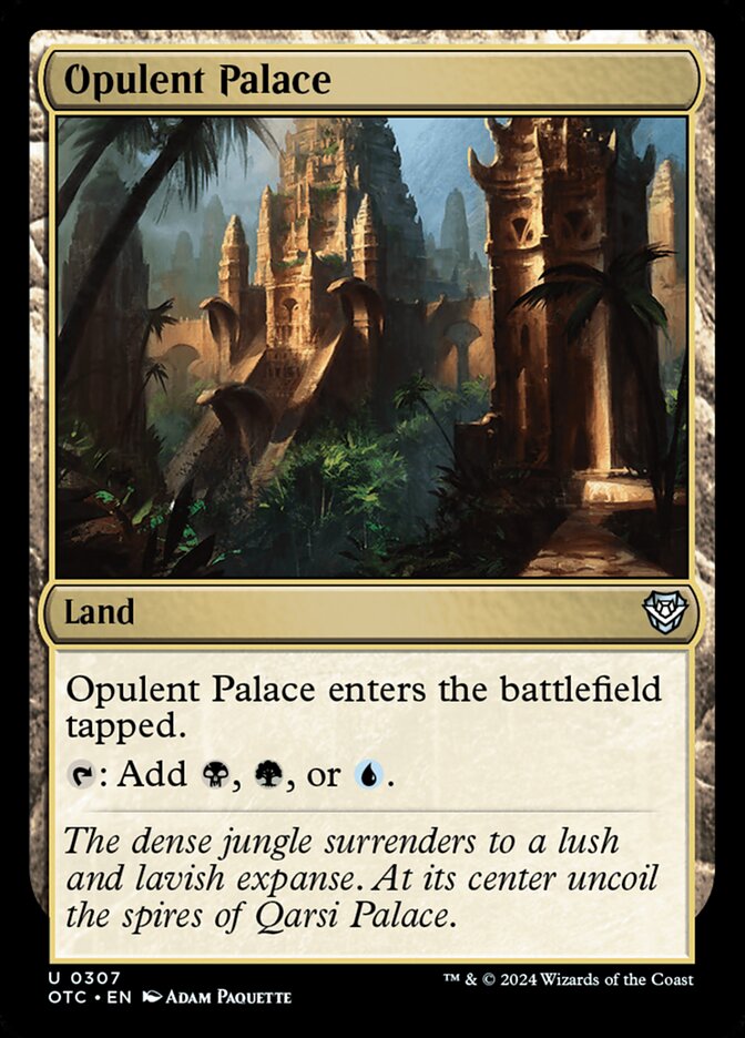 Opulent Palace, Outlaws of Thunder Junction Commander · 0307