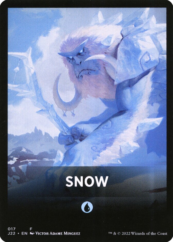 Snow, Jumpstart 2022 Front Cards · 017