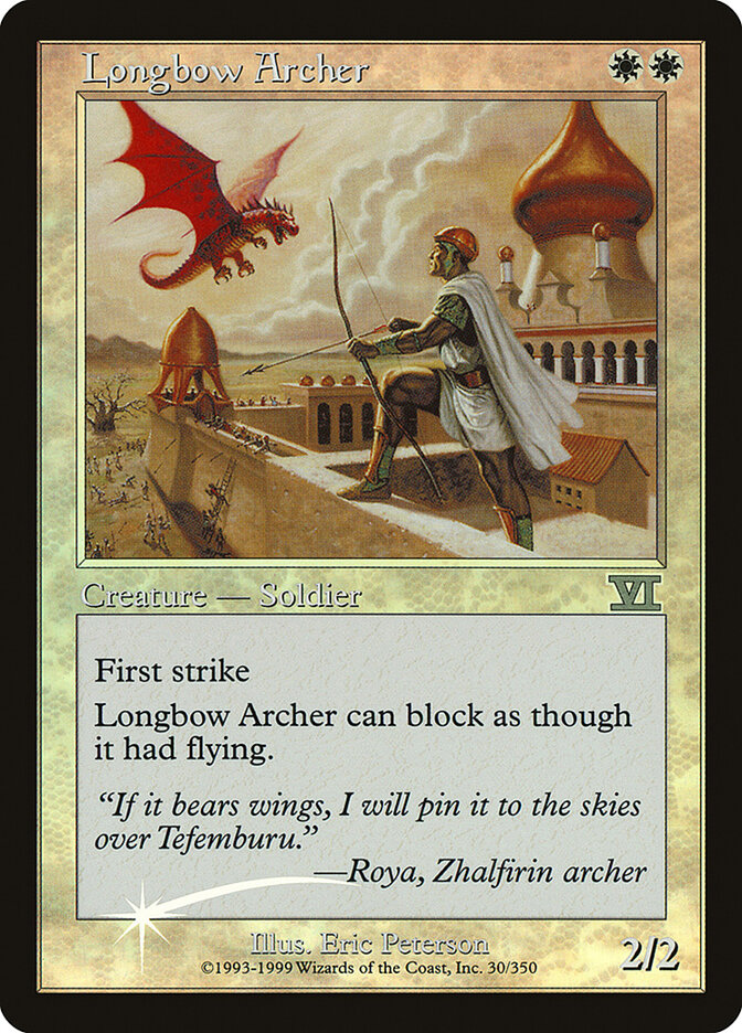 Longbow Archer, Friday Night Magic 2000 · 3/350