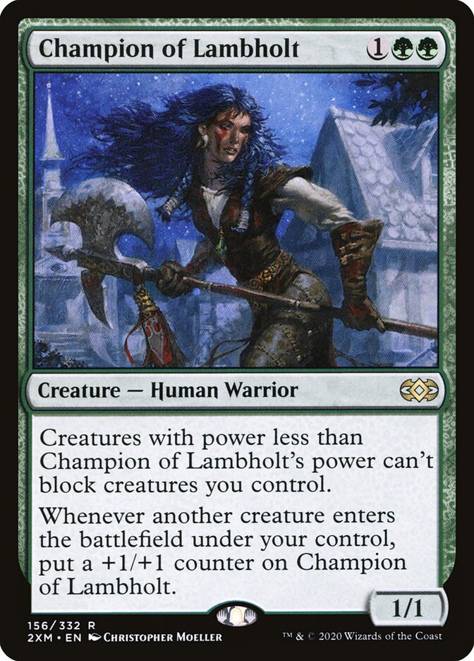 Champion of Lambholt, Double Masters · 156/332