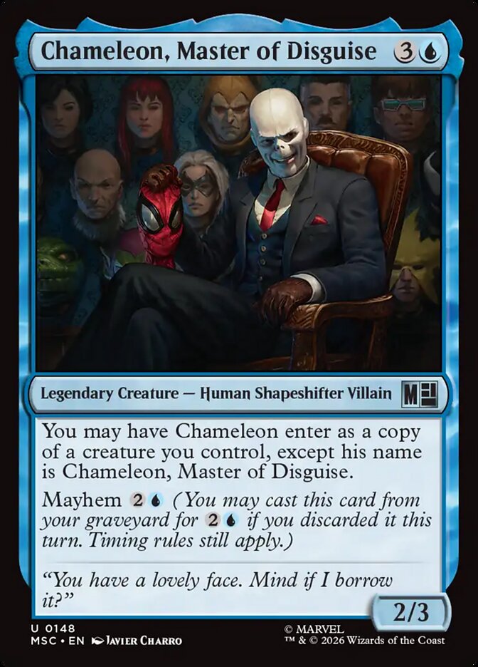 Chameleon, Master of Disguise, Marvel Super Heroes Commander · 0148