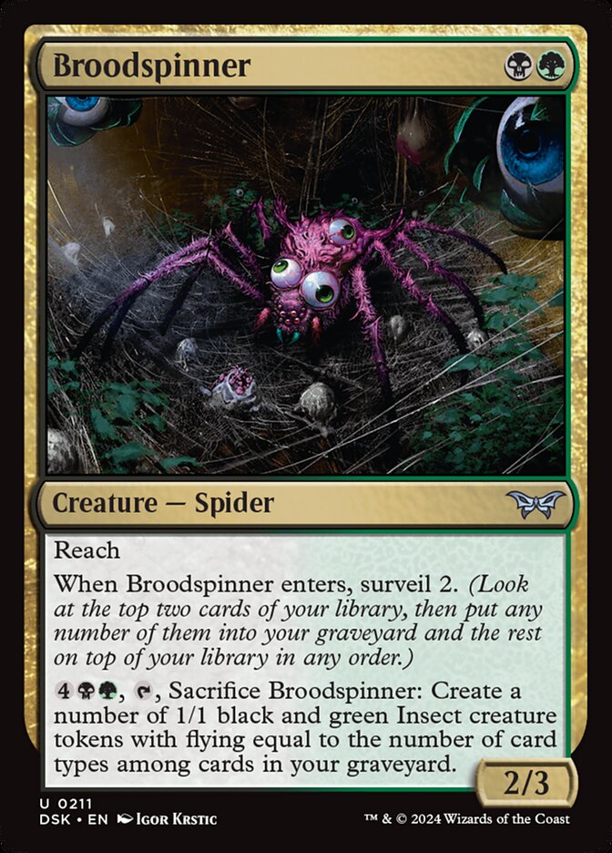 Broodspinner, Duskmourn: House of Horror · 0211