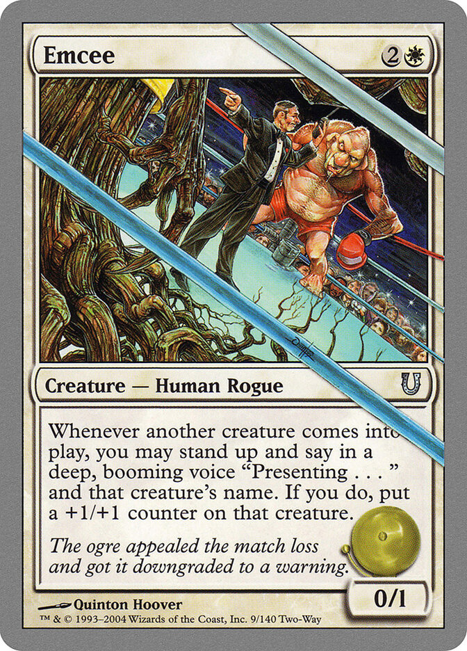 Emcee, Unhinged · 9/140
