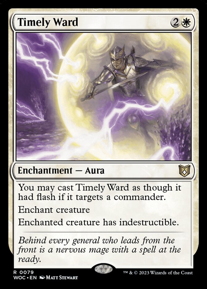 Timely Ward, Wilds of Eldraine Commander · 0079