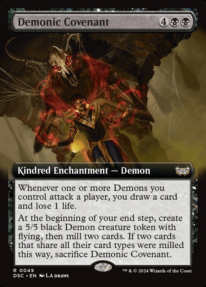 Demonic Covenant, Duskmourn: House of Horror Commander · 0049