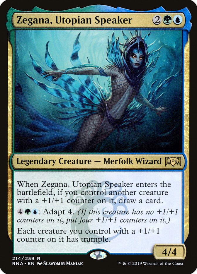 Zegana, Utopian Speaker, Ravnica Allegiance · 214/259