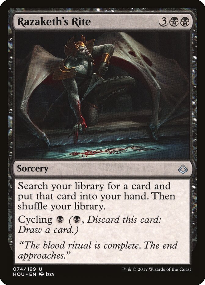 Razaketh's Rite, Hour of Devastation · 074/199