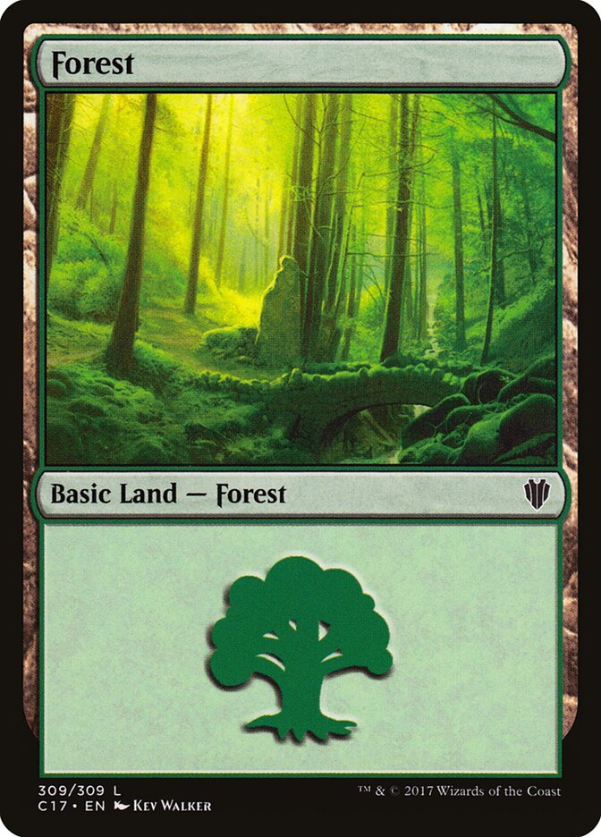 Forest, Commander 2017 · 309/309