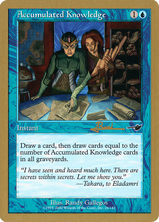 Accumulated Knowledge, World Championship Decks 2001 · ar26