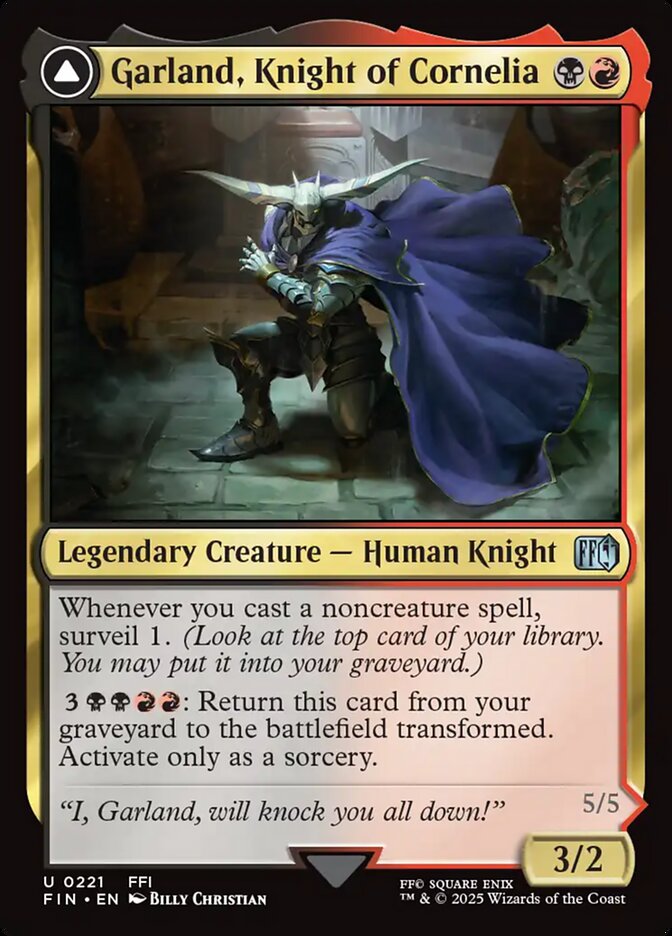 Garland, Knight of Cornelia // Chaos, the Endless, Final Fantasy · 0221