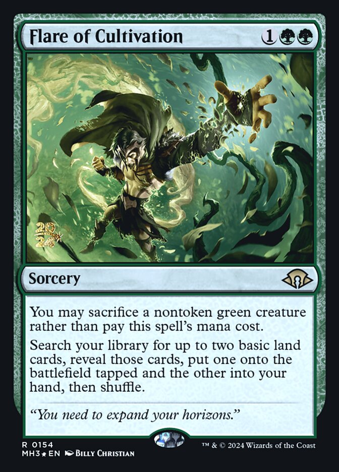 Flare of Cultivation, Modern Horizons 3 Promos · 0154