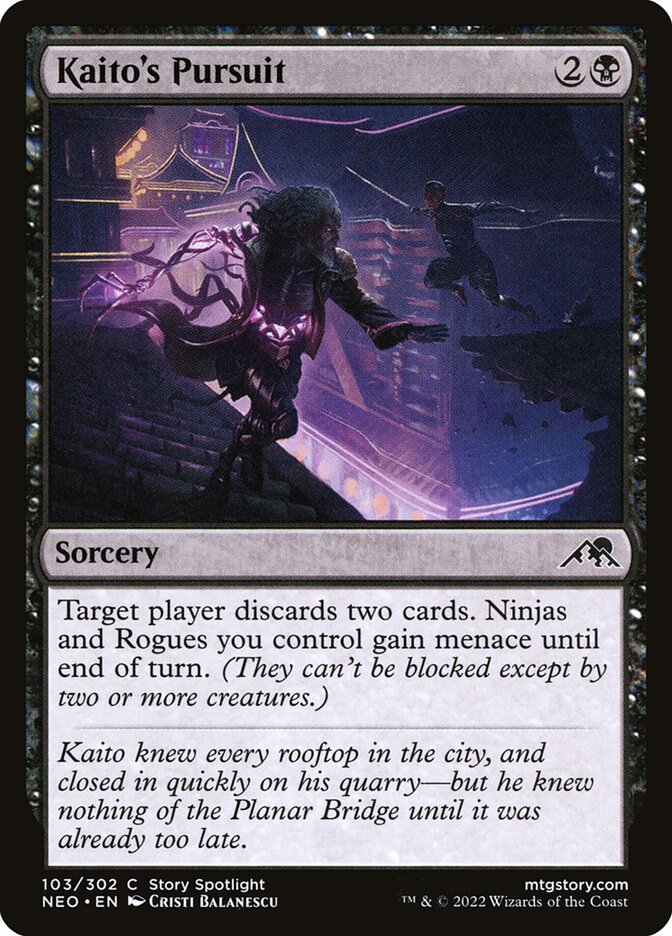 Kaito's Pursuit, Kamigawa: Neon Dynasty · 103/302