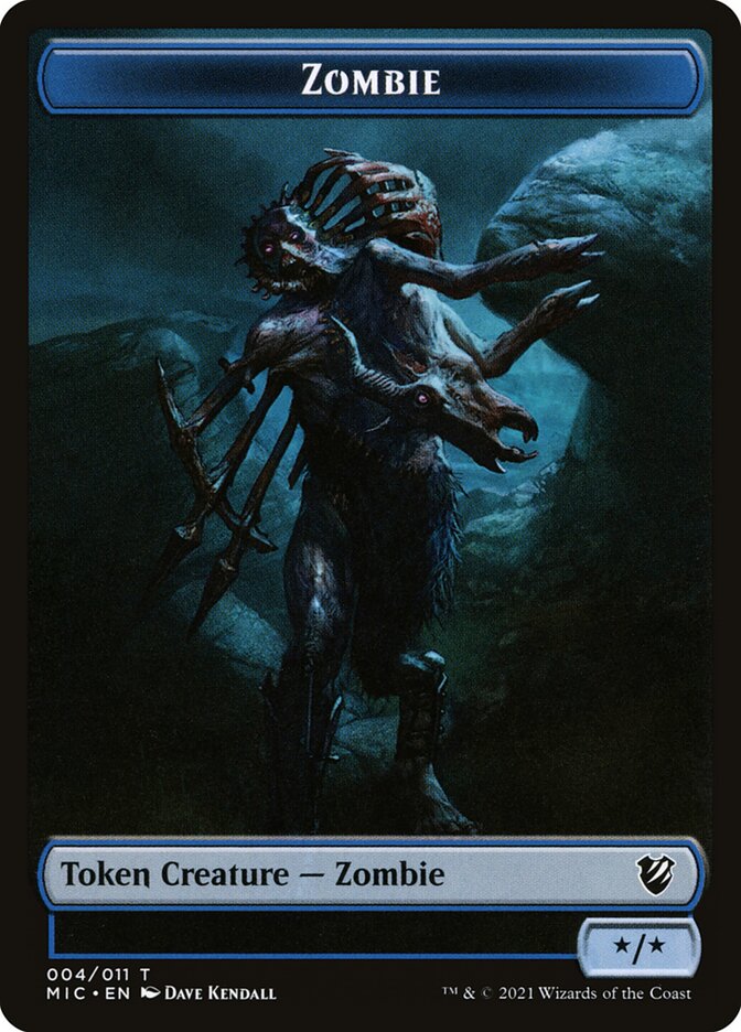 Zombie, Midnight Hunt Commander Tokens · 004