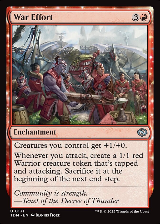 War Effort, Tarkir: Dragonstorm · 0131