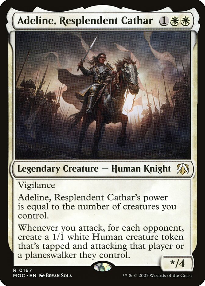 Adeline, Resplendent Cathar, March of the Machine Commander · 0167