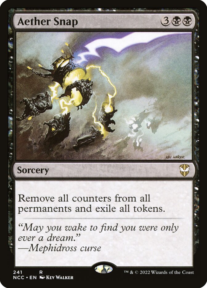 Aether Snap, New Capenna Commander · 241