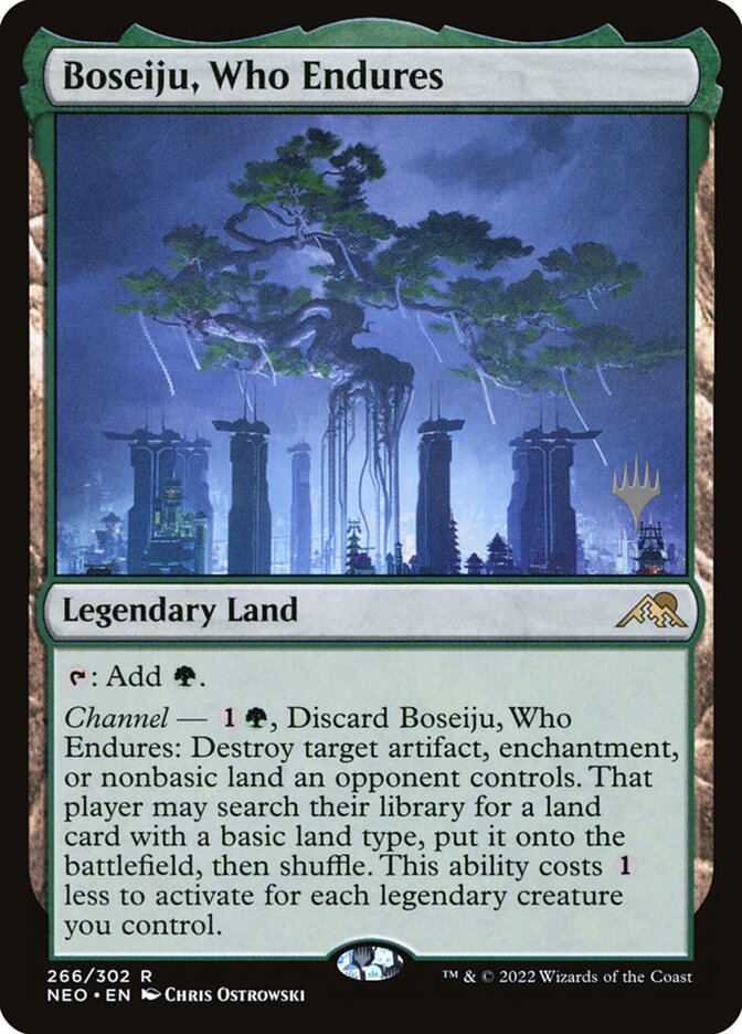 Boseiju, Who Endures, Kamigawa: Neon Dynasty Promos · 266/302