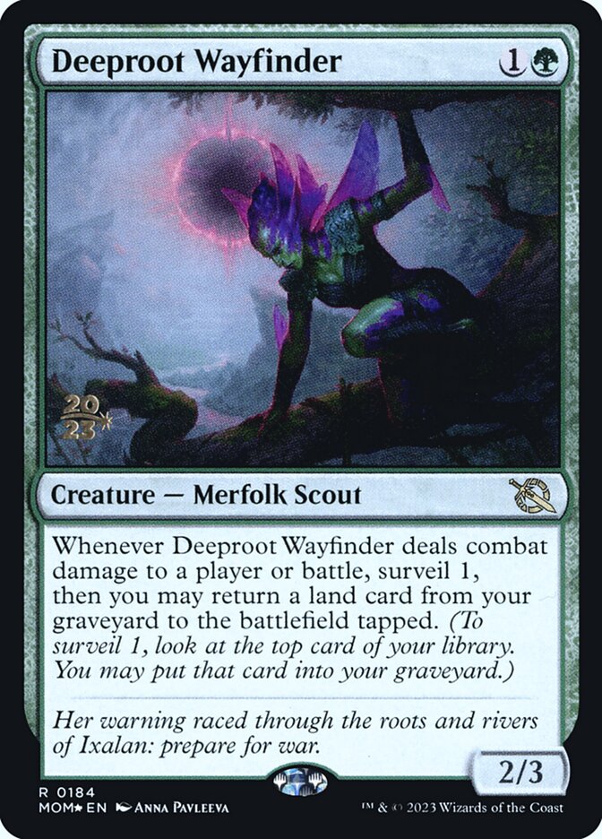 Deeproot Wayfinder, March of the Machine Promos · 0184