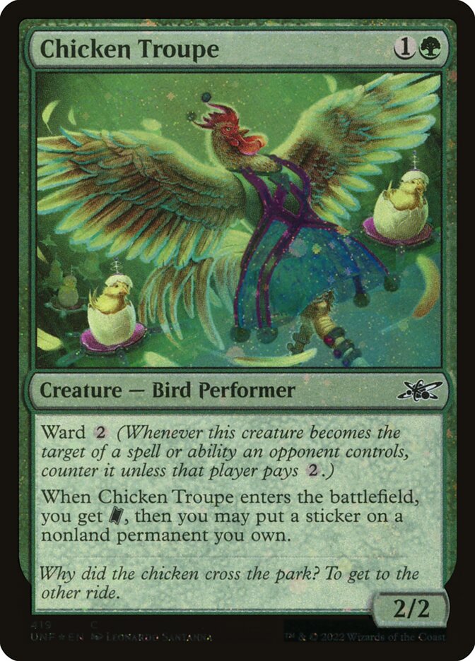 Chicken Troupe, Unfinity · 419