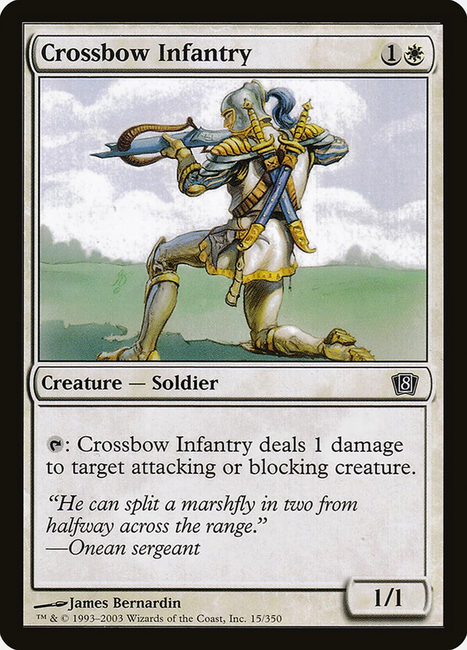 Crossbow Infantry, Eighth Edition · 15-star