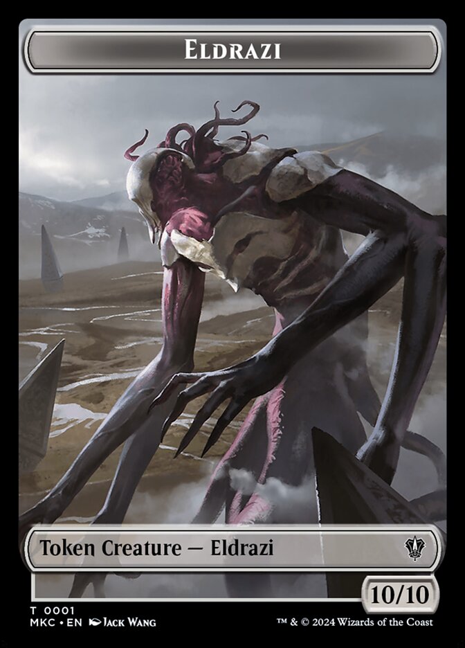 Eldrazi, Murders at Karlov Manor Commander Tokens · 0001