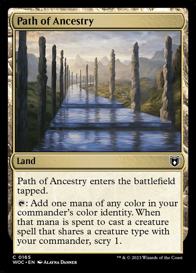 Path of Ancestry, Wilds of Eldraine Commander · 0165