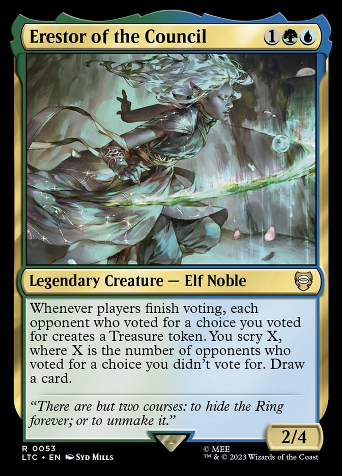 Erestor of the Council, Tales of Middle-earth Commander · 0053