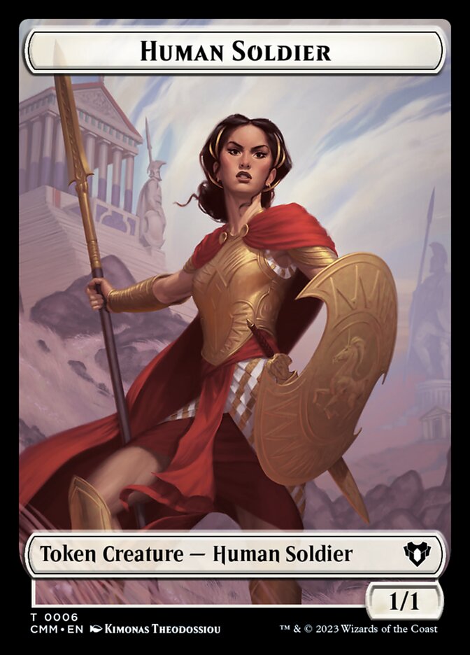 Human Soldier, Commander Masters Tokens · 0006
