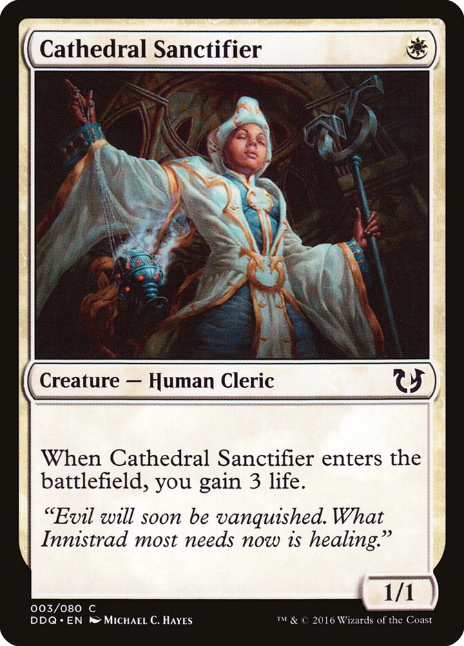 Cathedral Sanctifier, Duel Decks: Blessed vs. Cursed · 003/080