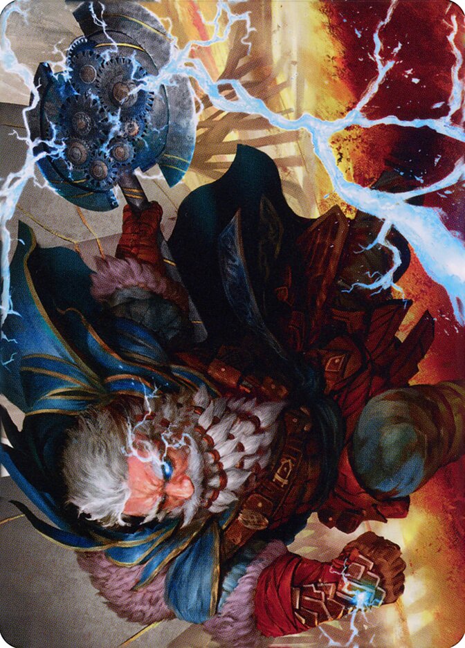 Electrostatic Infantry // Electrostatic Infantry, Dominaria United Art Series · 030