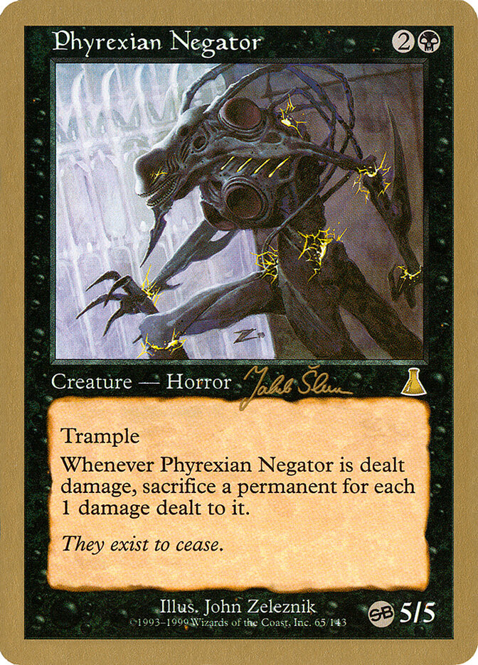 Phyrexian Negator, World Championship Decks 1999 · js65sb