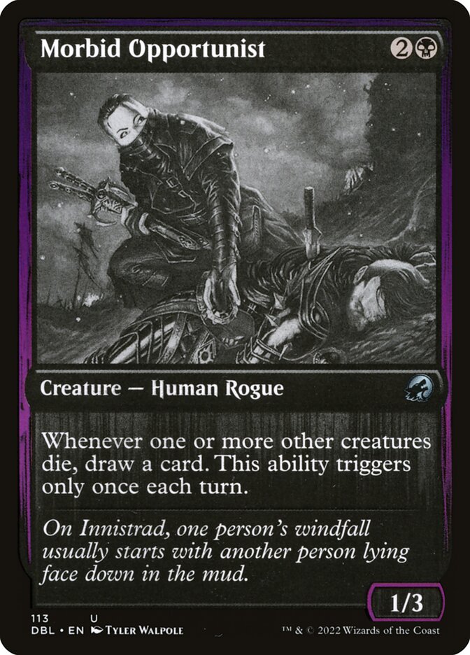 Morbid Opportunist, Innistrad: Double Feature · 113/534