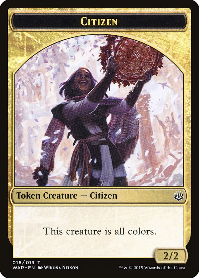 Citizen, War of the Spark Tokens · 016