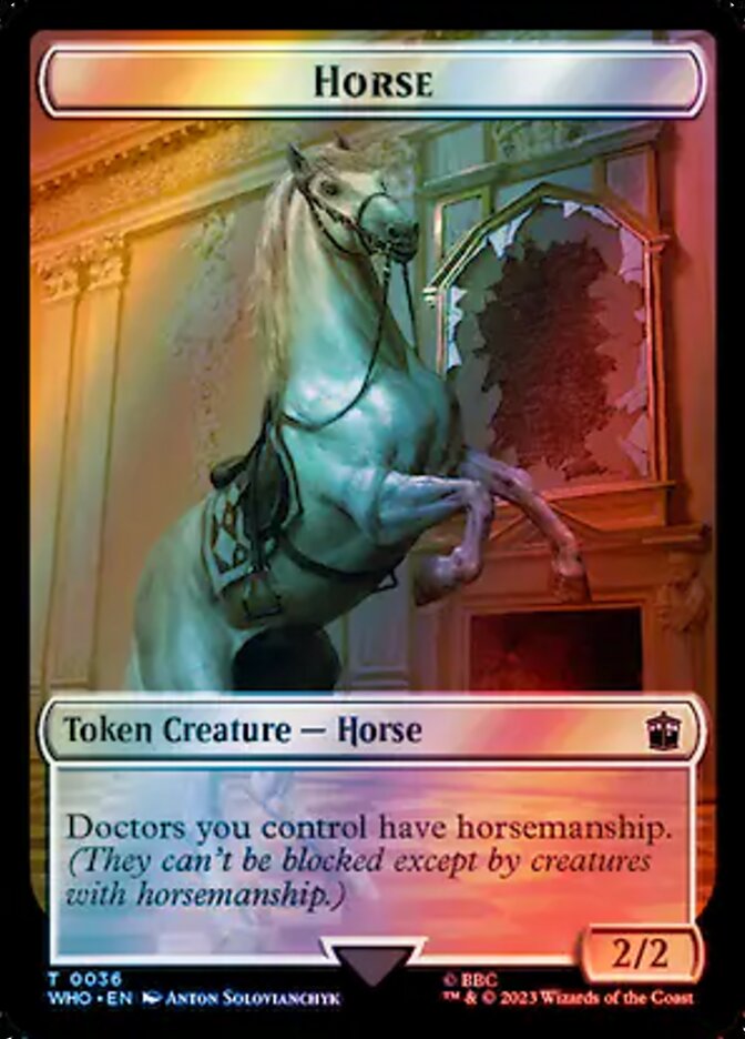 Horse, Doctor Who Tokens · 0036