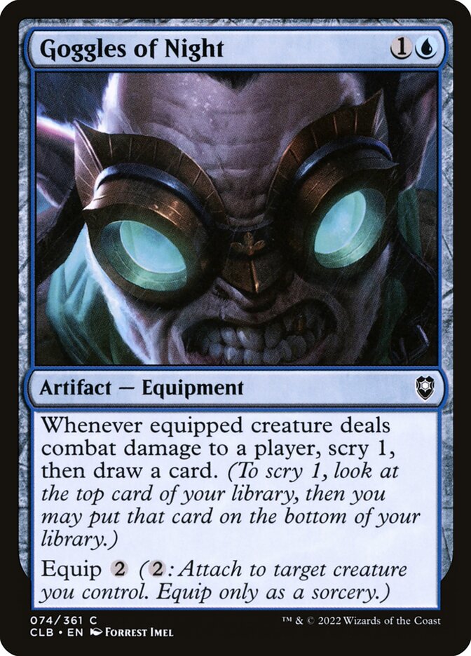Goggles of Night, Commander Legends: Battle for Baldur's Gate · 074/361