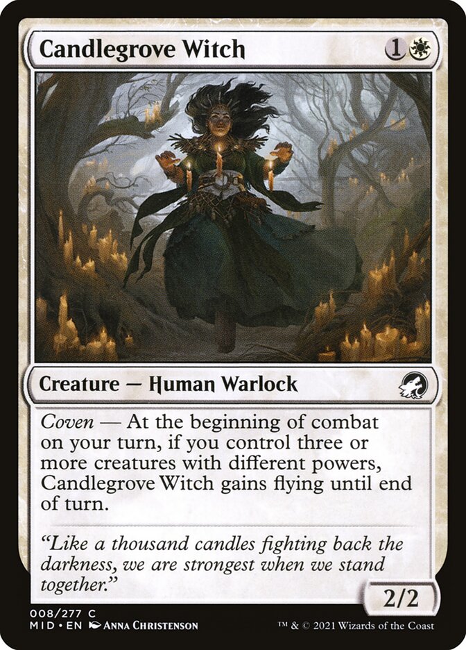 Candlegrove Witch, Innistrad: Midnight Hunt · 008/277