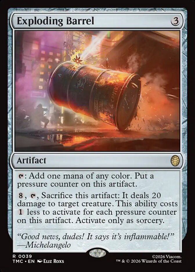 Exploding Barrel, Teenage Mutant Ninja Turtles Eternal · 0039