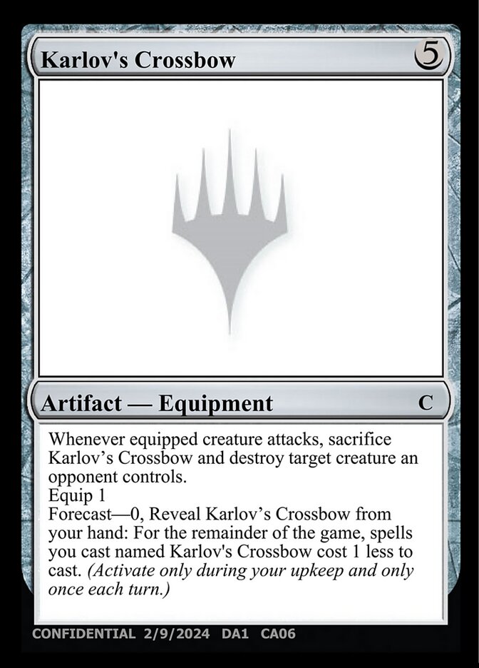 Karlov's Crossbow, Unknown Event · ca06a