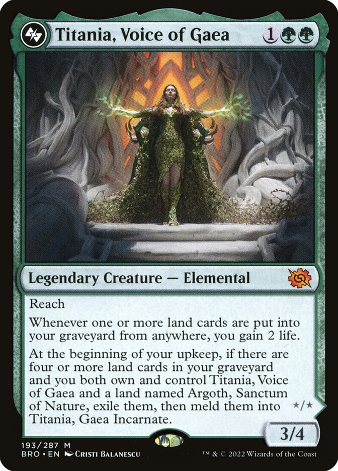 Titania, Voice of Gaea, The Brothers' War · 193/287