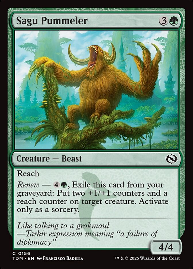 Sagu Pummeler, Tarkir: Dragonstorm · 0156