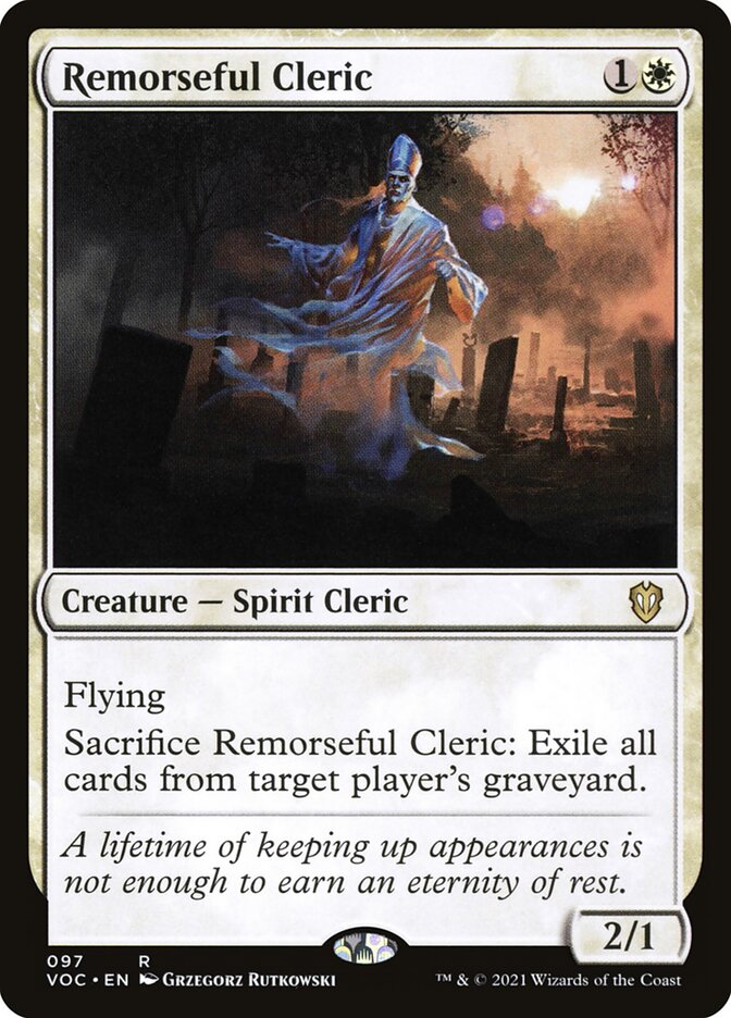 Remorseful Cleric, Crimson Vow Commander · 097