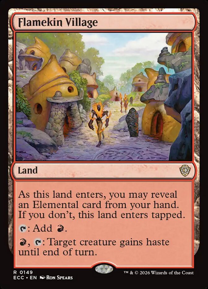 Flamekin Village, Lorwyn Eclipsed Commander · 0149
