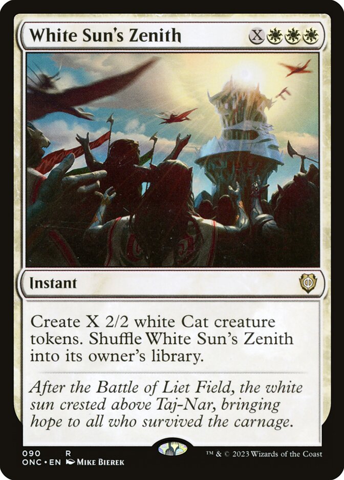White Sun's Zenith, Phyrexia: All Will Be One Commander · 090