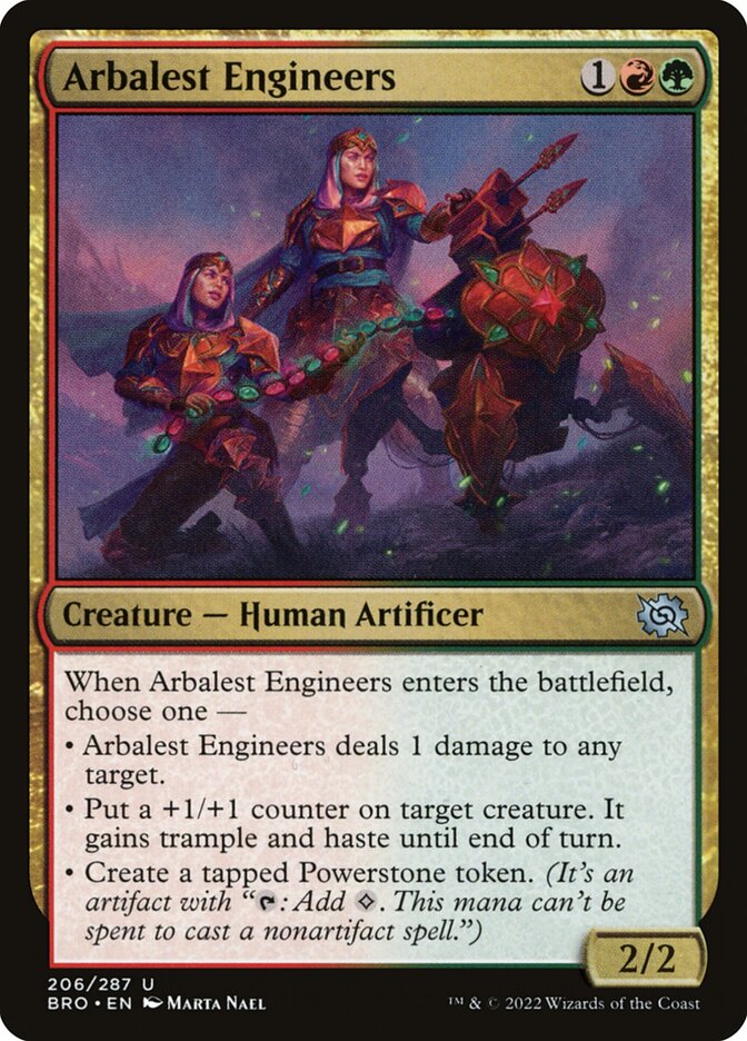 Arbalest Engineers, The Brothers' War · 206/287